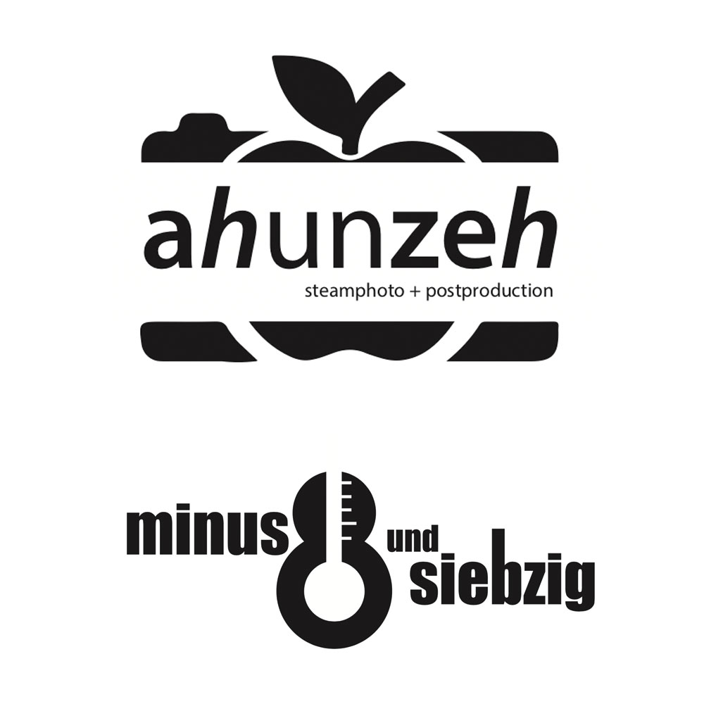 logo ahunzeh und logo minus 78